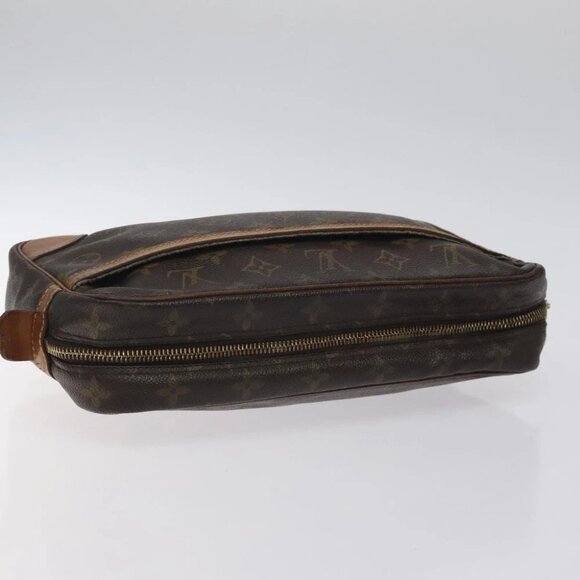 LOUIS VUITTON Monogram Compiegne 28 Clutch Bag M51845 LV Auth - Picture 10 of 15